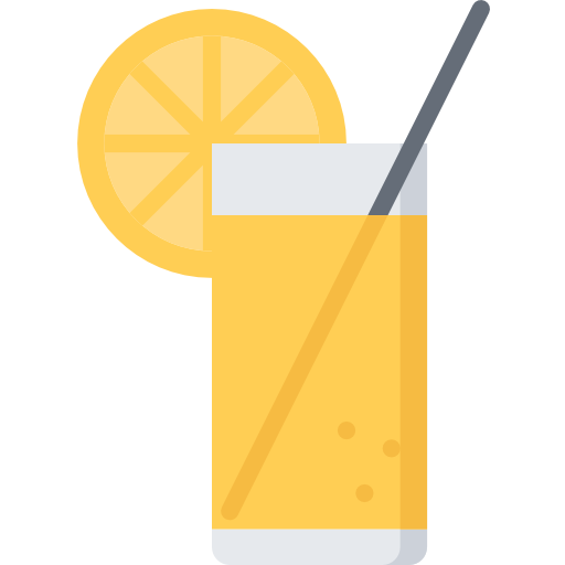 Lemonade Coloring Flat icon