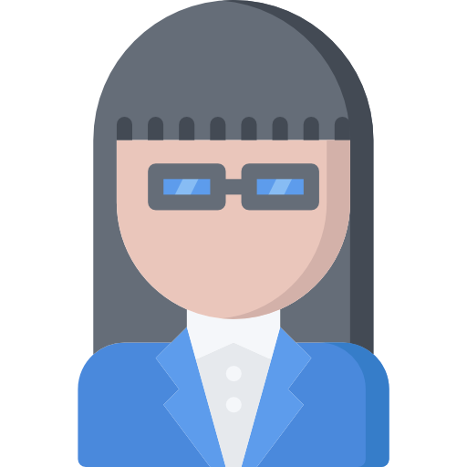 Administrator Coloring Flat icon
