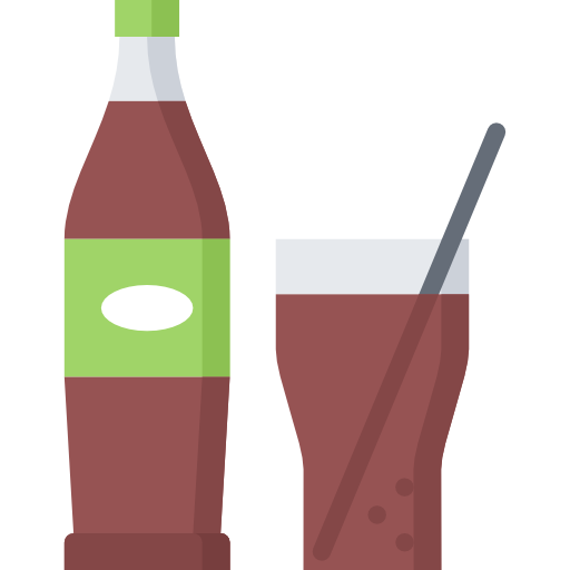 soda Coloring Flat ikona