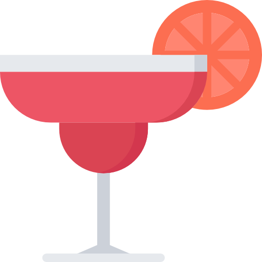 Cocktail Coloring Flat icon