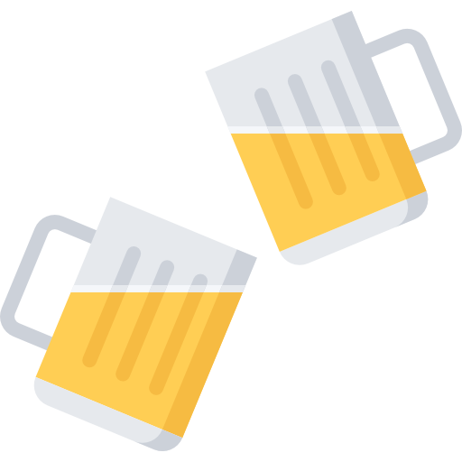 Beers Coloring Flat icon