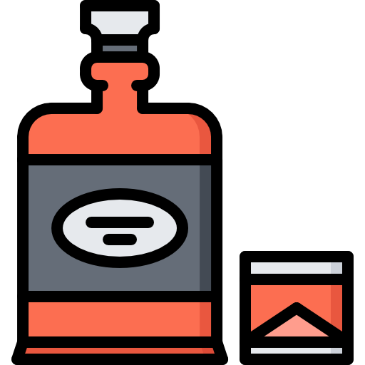 Whiskey Coloring Color icon