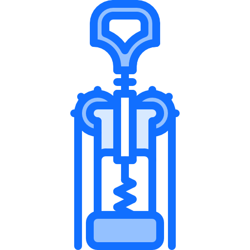 sacacorchos Coloring Blue icono