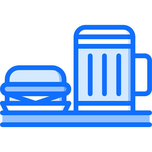 食べ物 Coloring Blue icon