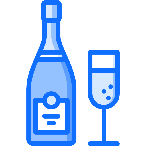 szampan Coloring Blue ikona