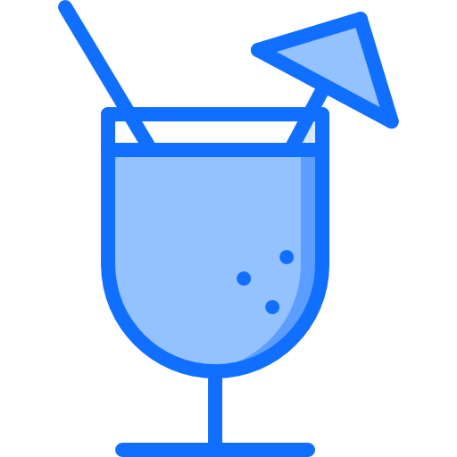 Cocktail Coloring Blue icon