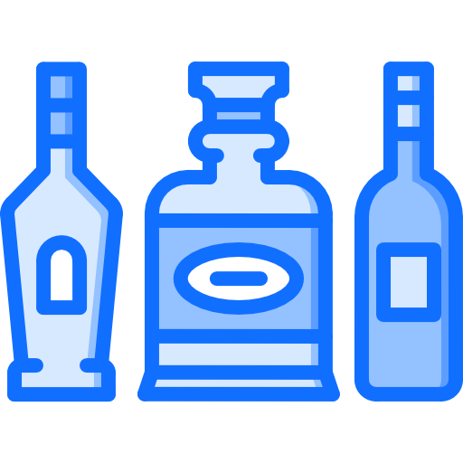 butelki Coloring Blue ikona