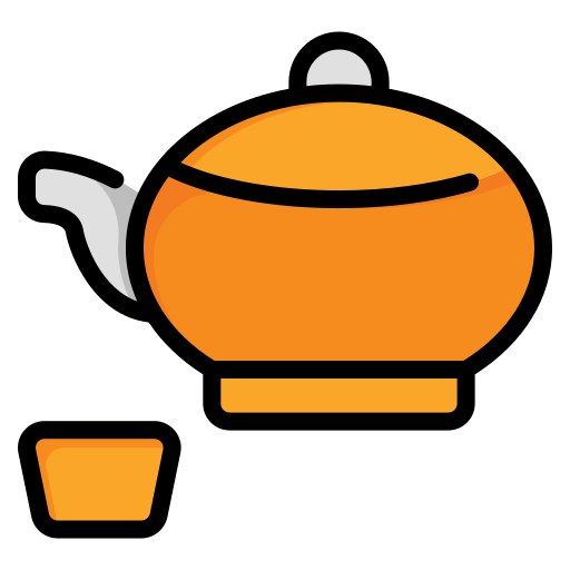 zestaw do herbaty Generic color lineal-color ikona