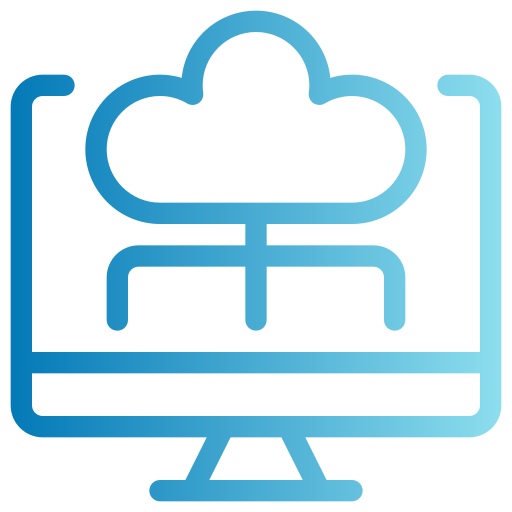 computadora Generic gradient outline icono