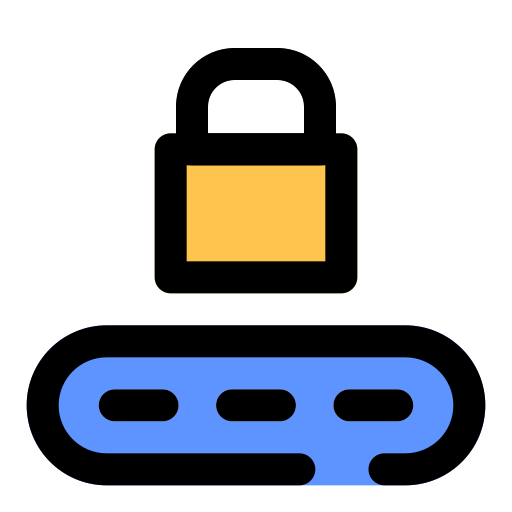 passwortschutz Generic color lineal-color icon