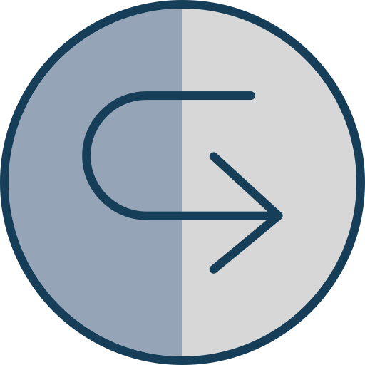 Uturn Generic color lineal-color icon