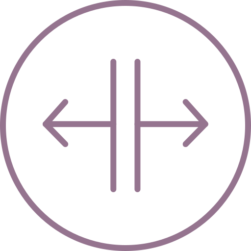 Split arrows Generic color outline icon