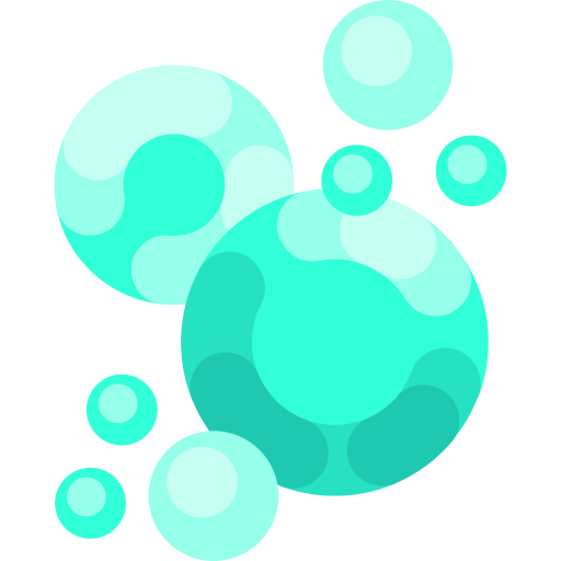 Water bubble Special Shine Flat icon