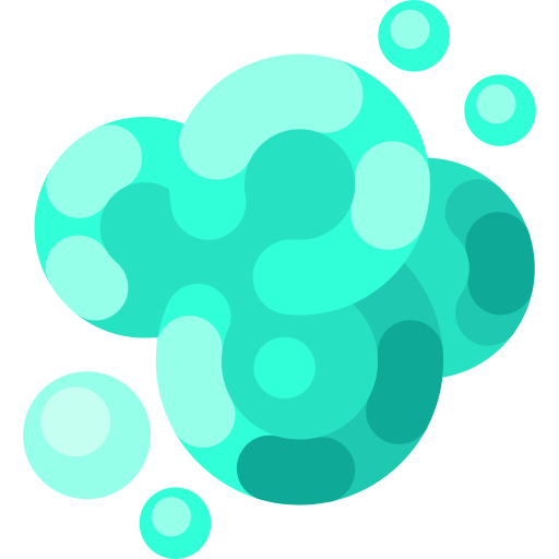 Water bubble Special Shine Flat icon