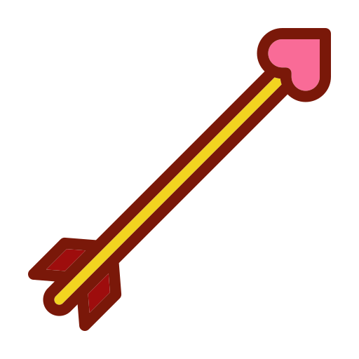 Cupid arrow Generic color lineal-color icon