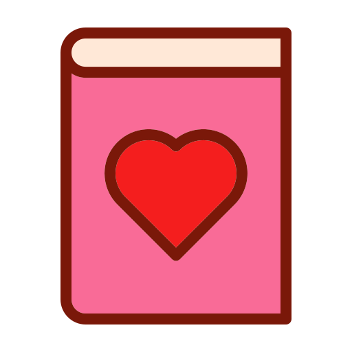 libros de amor Generic color lineal-color icono