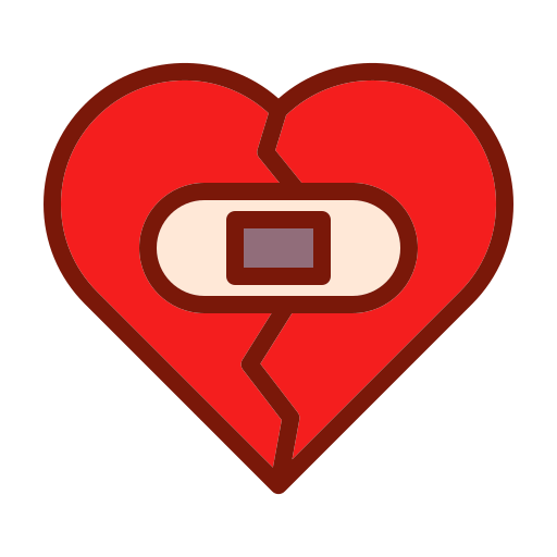Broken heart Generic color lineal-color icon
