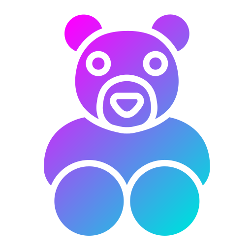 Teddy bear Generic gradient fill icon