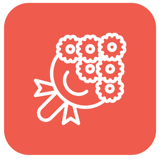 Bouquet Generic color fill icon
