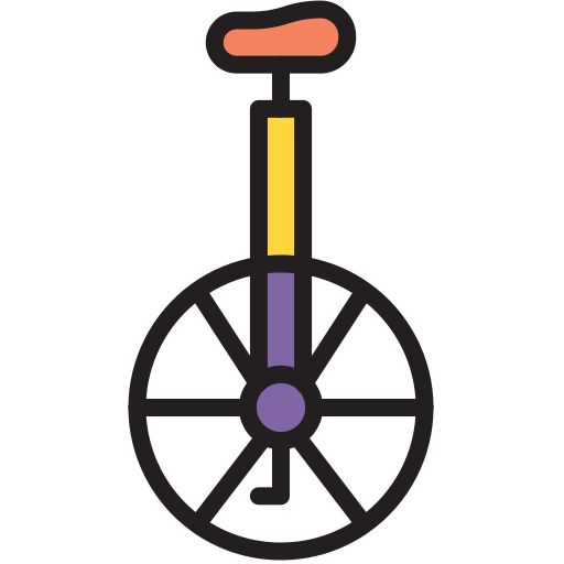 monociclo Generic color lineal-color icona