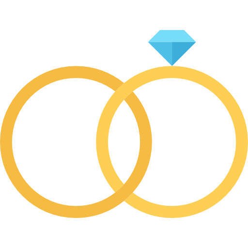 Rings Coloring Flat icon