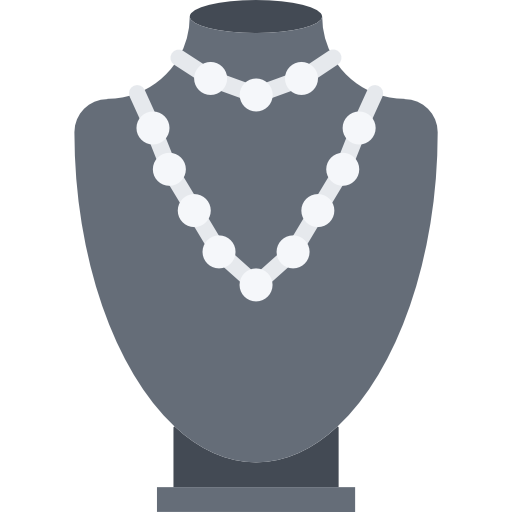 Necklace Coloring Flat icon