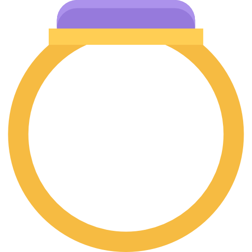 指輪 Coloring Flat icon