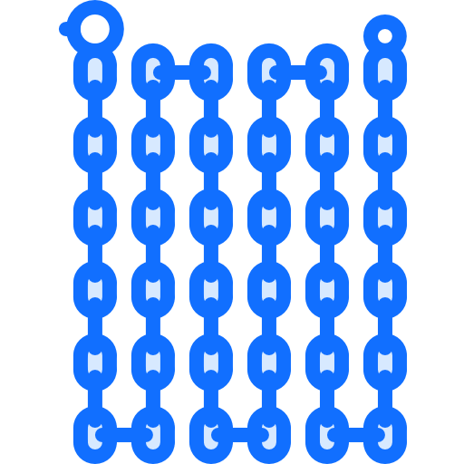 체인 Coloring Blue icon