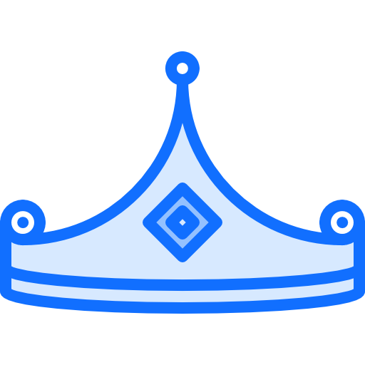 Корона Coloring Blue иконка