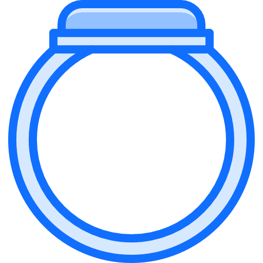 anillo Coloring Blue icono