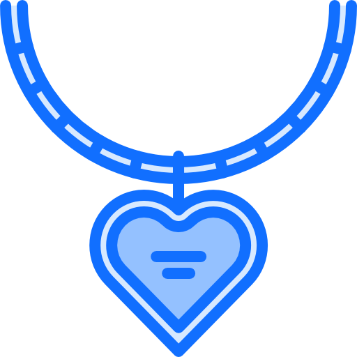 Necklace Coloring Blue icon