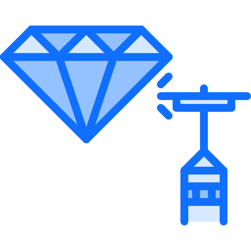 Gem Coloring Blue icon