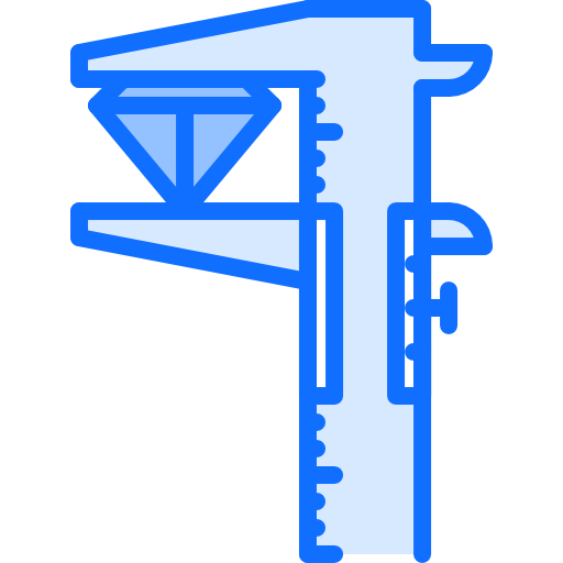 캘리퍼스 Coloring Blue icon