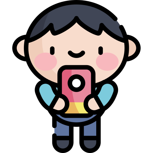 smartphone Kawaii Lineal color icon