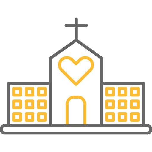 Church Generic color outline icon