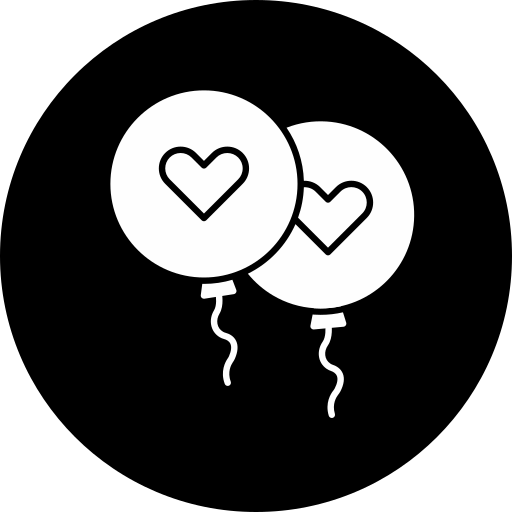 Balloons Generic black fill icon