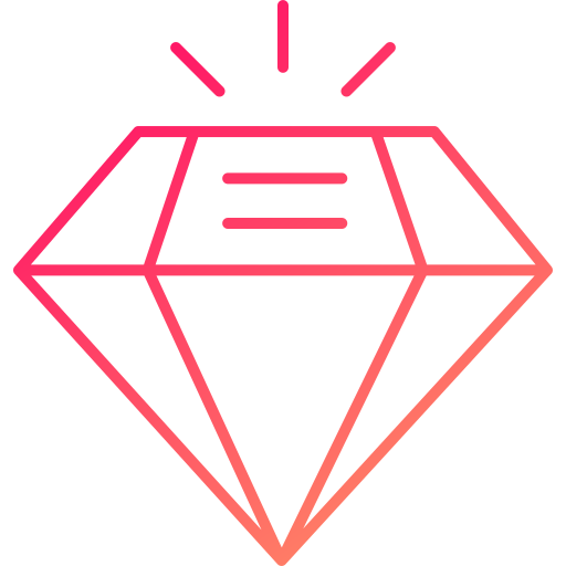 diamant Generic gradient outline icon