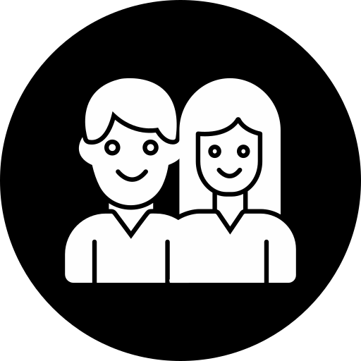 Couple Generic black fill icon