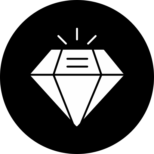 Diamond Generic black fill icon