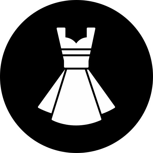 드레스 Generic black fill icon