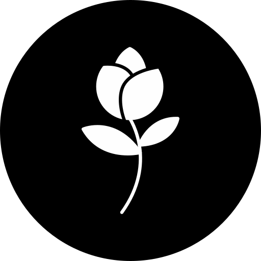 fiori Generic black fill icona