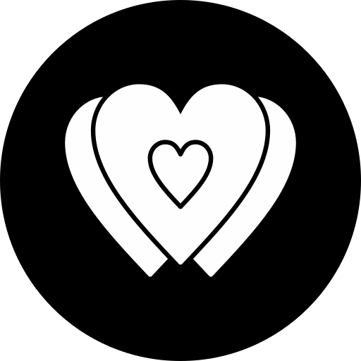 Love Generic black fill icon