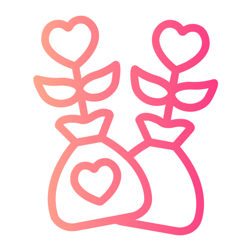 사랑의 식물 Generic gradient outline icon