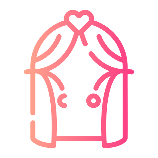huwelijksboog Generic gradient outline icoon