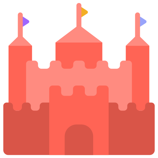 castillo Generic color fill icono