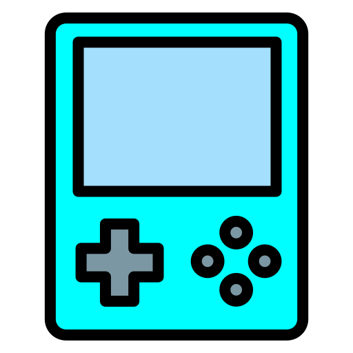 przenośna konsola Generic color lineal-color ikona