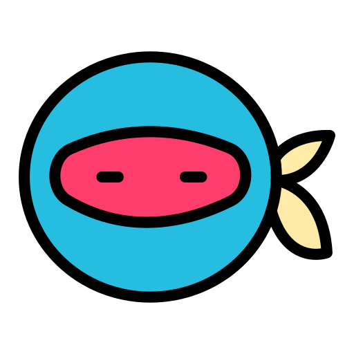 ninja Generic color lineal-color ikona
