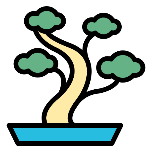 盆栽 Generic color lineal-color icon