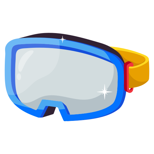 masque de ski Generic color fill Icône