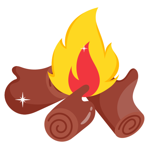 Bonfire Generic color fill icon